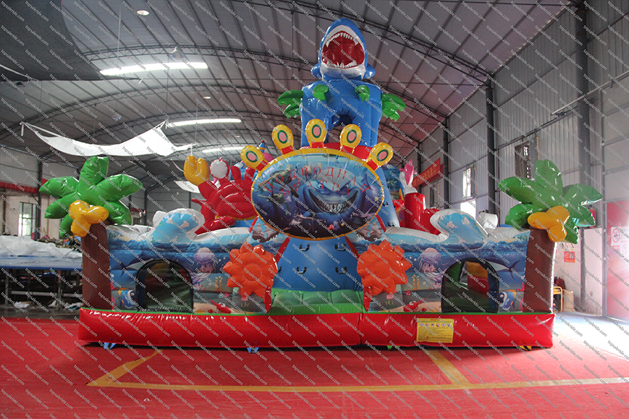 14X7M Sea World Inflatable Amusement Equipment